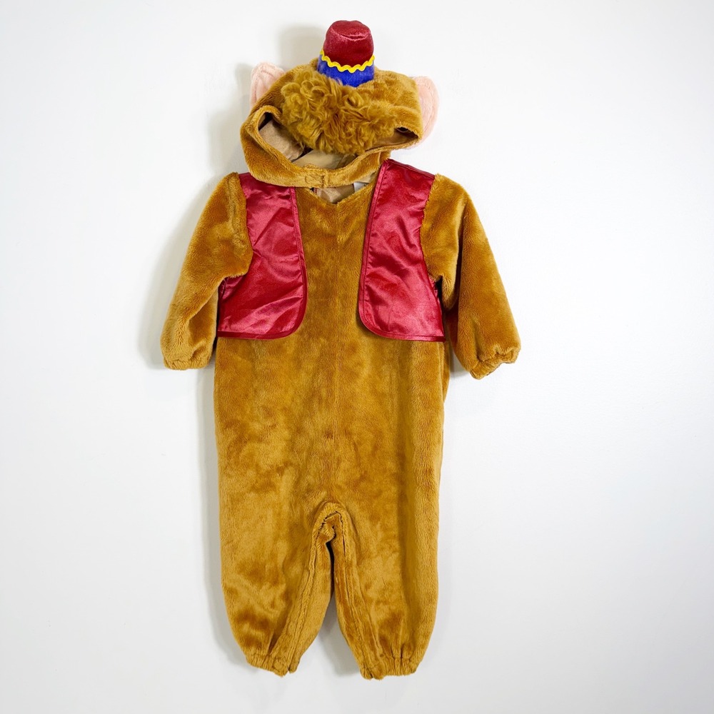 Disney Store Aladdin Abu Monkey Costume Unisex 6-12M Plush Halloween Jumpsuit